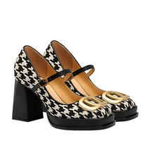 Load image into Gallery viewer, Vintage Houndstooth Shoes-Modern Baby Las Vegas