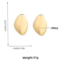 Load image into Gallery viewer, Large Asymmetric Flat Earrings-Modern Baby Las Vegas