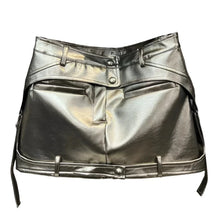 Load image into Gallery viewer, Patch Leather Skirt-Modern Baby Las Vegas
