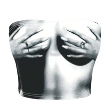 Load image into Gallery viewer, Figure Printed Graphic Tube Top-Modern Baby Las Vegas