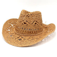 Load image into Gallery viewer, Straw Cowboy Hat-Modern Baby Las Vegas