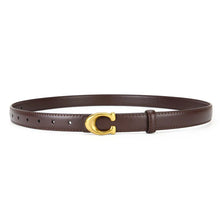 Load image into Gallery viewer, Letter C Leather Belt
