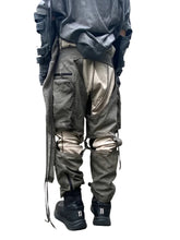 Load image into Gallery viewer, Hollow Asymmetric Distressed Overalls-Modern Baby Las Vegas