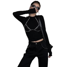 Load image into Gallery viewer, Crystal Bikini Bralette Top