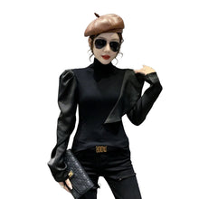 Load image into Gallery viewer, Ruffle Sleeve Patch Top-Modern Baby Las Vegas