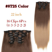 Load image into Gallery viewer, 6 Piece Synthetic Clip-In Hair Extensions-Modern Baby Las Vegas