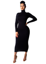 Load image into Gallery viewer, Turtleneck Maxi Dress-Modern Baby Las Vegas