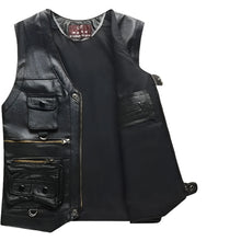Load image into Gallery viewer, Leather Pocket Vest-Modern Baby Las Vegas