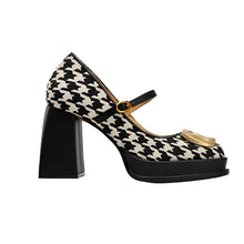 Load image into Gallery viewer, Vintage Houndstooth Shoes-Modern Baby Las Vegas