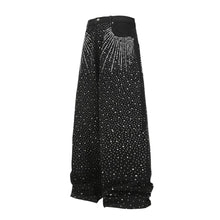 Load image into Gallery viewer, Crystal Starburst Pocket Denim Jeans