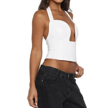Load image into Gallery viewer, Backless Irregular Halter Top