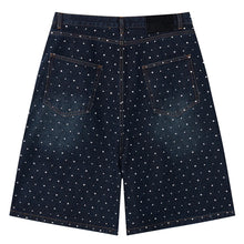 Load image into Gallery viewer, Pearl Speckled Denim Shorts