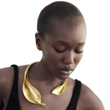 Load image into Gallery viewer, Gold Leaf Necklace-Modern Baby Las Vegas