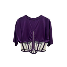 Load image into Gallery viewer, Hollow Out Fish Bone Waist Top