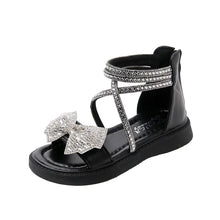 Load image into Gallery viewer, Rhinestone Bowknot Sandals-Modern Baby Las Vegas