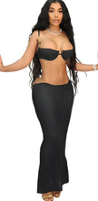 Load image into Gallery viewer, Knit Hollow Out Chain Dress Set-Modern Baby Las Vegas