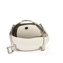 Load image into Gallery viewer, Metallic Dome Purse