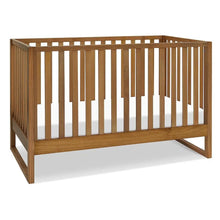 Load image into Gallery viewer, 3-in-1 Brown Wood Convertible Crib