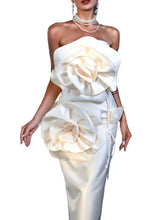 Load image into Gallery viewer, Double 3D Flower Dress-Modern Baby Las Vegas