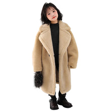 Load image into Gallery viewer, Beige Button Teddy Coat