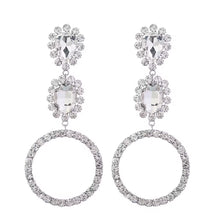 Load image into Gallery viewer, Crystal Big Drop Dangle Earrings-Modern Baby Las Vegas