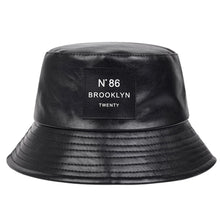 Load image into Gallery viewer, Leather Brooklyn Bucket Hat-Modern Baby Las Vegas