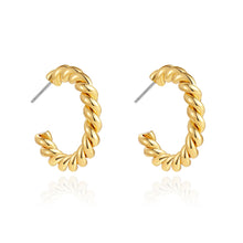 Load image into Gallery viewer, Small Vintage Chunky Hoop Earrings-Modern Baby Las Vegas