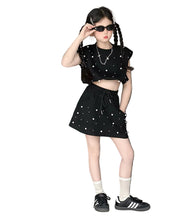 Load image into Gallery viewer, Pearl Beaded Scrunch Set-Modern Baby Las Vegas