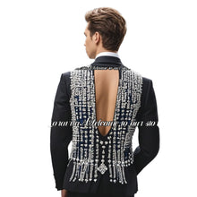 Load image into Gallery viewer, Luxury Hollow Out Back Beaded Tuxedo-Modern Baby Las Vegas