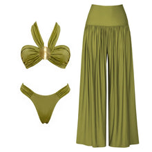 Load image into Gallery viewer, Gold Accent Swimwear Collection