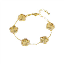 Load image into Gallery viewer, Diamond Floral Gold-Plated Jewelry-Modern Baby Las Vegas