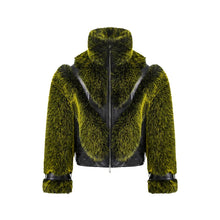 Load image into Gallery viewer, Patch Leather Fur Coat-Modern Baby Las Vegas