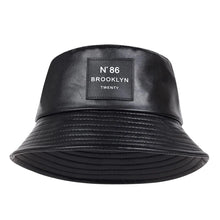 Load image into Gallery viewer, Leather Brooklyn Bucket Hat-Modern Baby Las Vegas