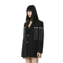 Load image into Gallery viewer, Diamond Tassel Blazer