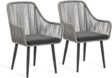 Load image into Gallery viewer, Woven Patio Dining Chair Set-Modern Baby Las Vegas