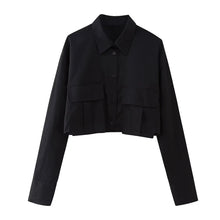 Load image into Gallery viewer, Solid Color Crop Pocket Top-Modern Baby Las Vegas