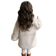 Load image into Gallery viewer, Gold Button Fur Coat