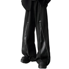 Load image into Gallery viewer, Pop Out Leather Zipper Pants-Modern Baby Las Vegas
