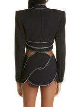 Load image into Gallery viewer, Crystal Cross Skirt And Jacket Set-Modern Baby Las Vegas