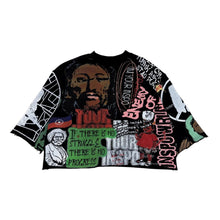 Load image into Gallery viewer, Black Graffiti Print Top-Modern Baby Las Vegas