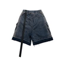 Load image into Gallery viewer, Faded Cargo Denim Shorts-Modern Baby Las Vegas