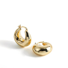 Load image into Gallery viewer, Small Vintage Chunky Hoop Earrings-Modern Baby Las Vegas