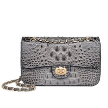 Load image into Gallery viewer, Crocodile Chain Crossbody Handbag