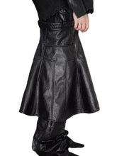 Load image into Gallery viewer, Baggy Leather Pants with Detachable Skirt-Modern Baby Las Vegas