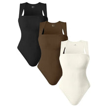 Load image into Gallery viewer, Ribbed 3-Piece Square Neck Bodysuit-Modern Baby Las Vegas