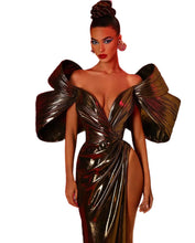 Load image into Gallery viewer, 3D Ribbon Shoulder Dress-Modern Baby Las Vegas