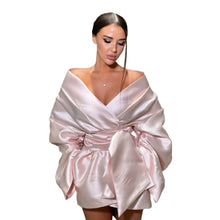Load image into Gallery viewer, Ruched Belted Mini Dress-Modern Baby Las Vegas