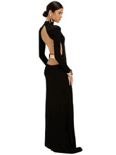 Load image into Gallery viewer, Backless Gold Strap Dress