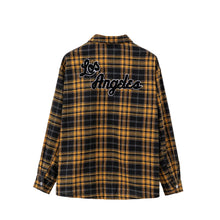 Load image into Gallery viewer, Embroidered LA Plaid Top