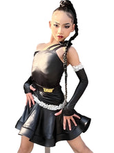 Load image into Gallery viewer, Leather Lace Lined Dress Set-Modern Baby Las Vegas